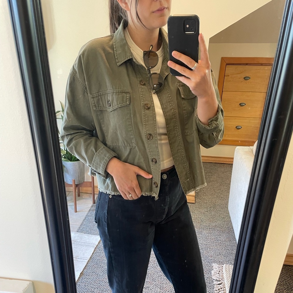 Cropped Lightweight Jacket
